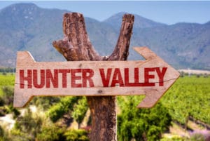Hunter Valley Tour sign